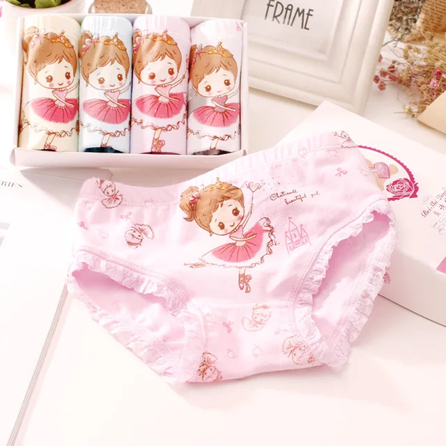 

New arrival underwear child girl cute kids good price children girls cotton panties wholesale, 1 color