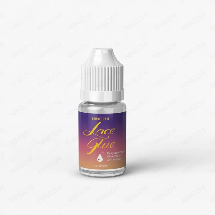 

Ready to ship hot sale clear transparent wig glue safety hair styling waterproof full lace wig glue bond