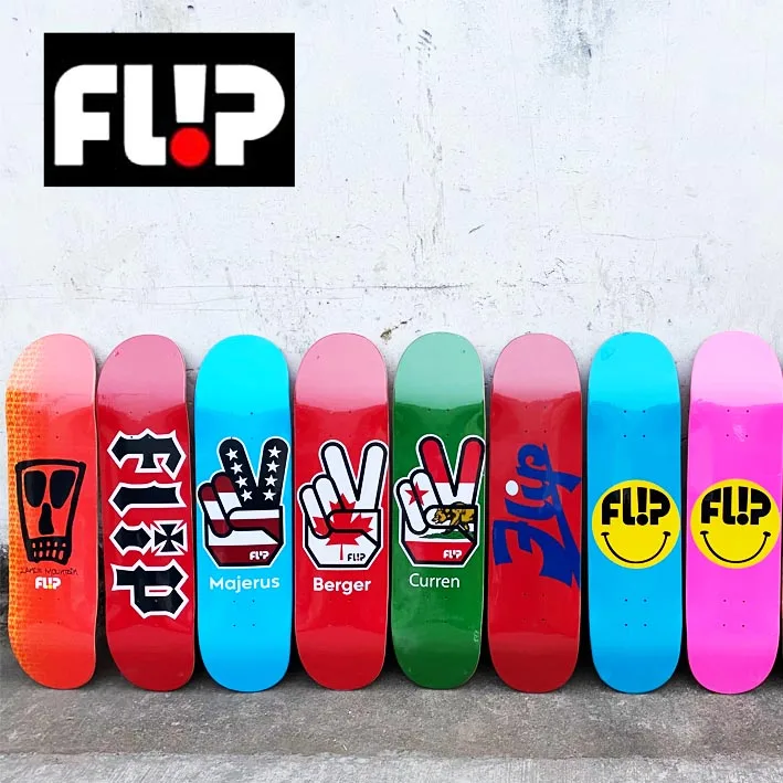 

Original FLIP Chocolate Skateboard Decks Canadian Maple Epoxy Glue Plies Are Deyed Colors Professional Level