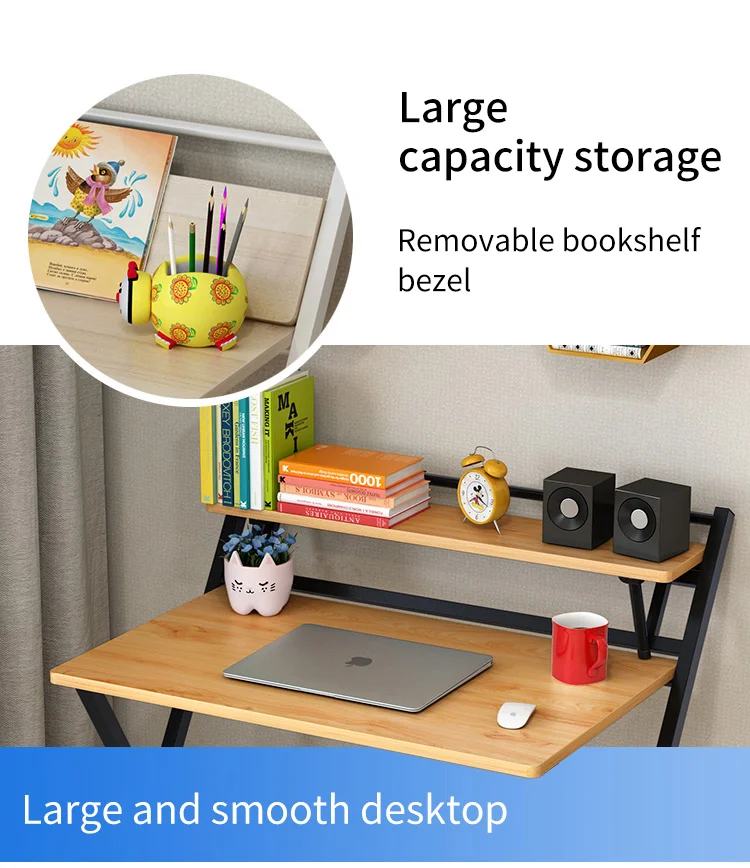 
Modern simple folding computer desk free installation home desk desktop computer table 