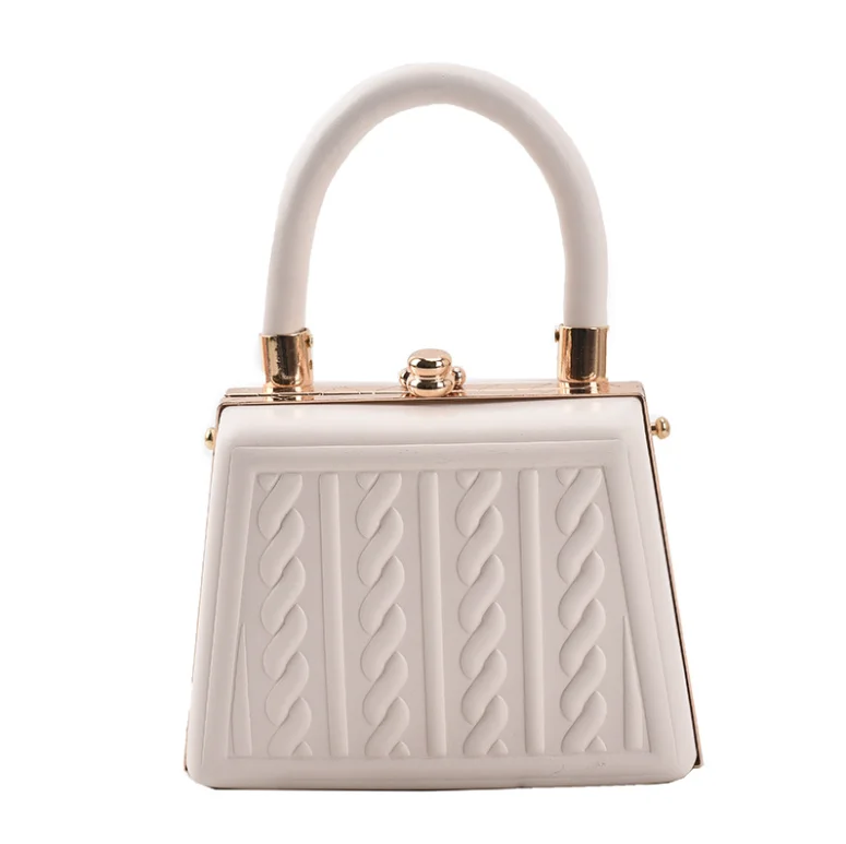 

New design hard case box handbags women fashion lady shoulder bag 2021 fashion bags for women, Different colors