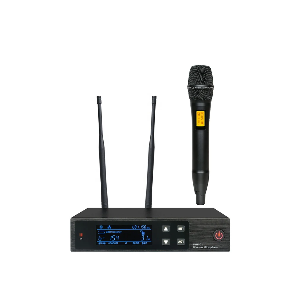

GAW-D1 High quality Single channel of handheld UHF small wireless microphone