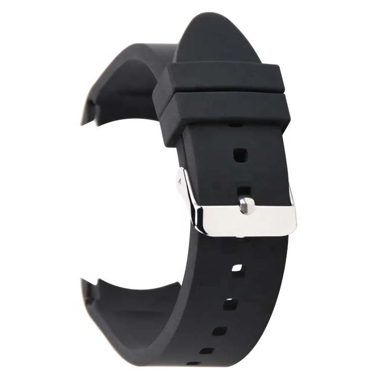 

Chinese Supplier Curved Silicone Rubber Watch Band for Wrist Watch, Optional