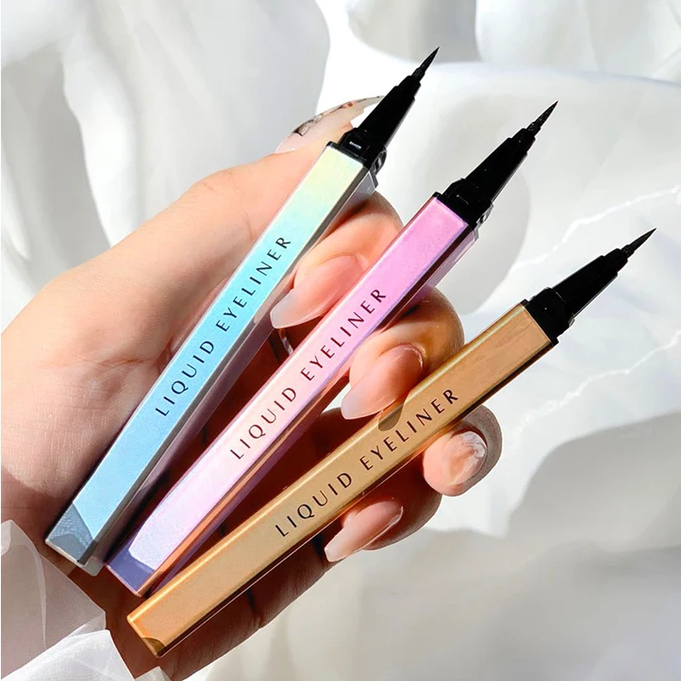 

Private label wholesale Adhesive long lasting liquid eye liner eyeliner custom eyeliner, 3 colors