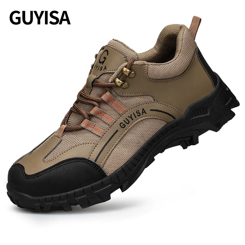 

GUYISA hot selling wide steel toe soft rubber safety shoes anti-smashing safety shoes men woking shoes