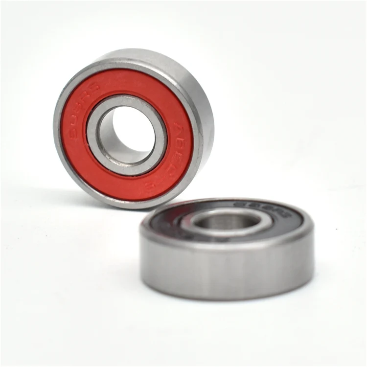 

ABEC-9 Skateboard ball bearing 608RS red rubber seals ABEC9 8x22x7mm 608-2RS Roller Skate Bearing