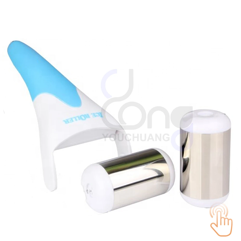 

ELON-YC ICE Roller Skin cooling dermaroller face body massager stainless steel ice roller for face soothing and sunburned repair