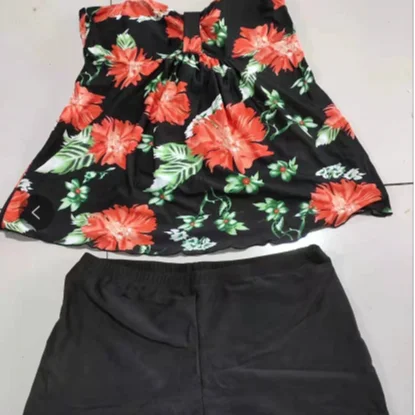 

Printed tie-dye bikini hot sale swimwear women split swimsuit, Picture