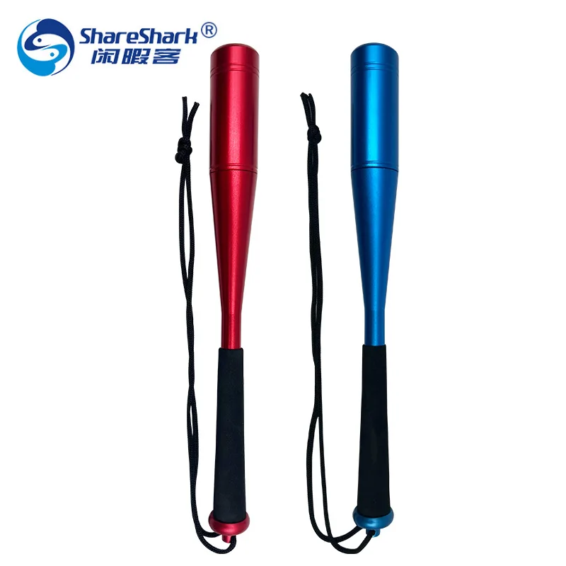 

Aluminum Fishing Priest Alloy Fish Hammer Knock Fish Stick For Fishing Bat w/ EVA Handle Fishing Tackle Accessories