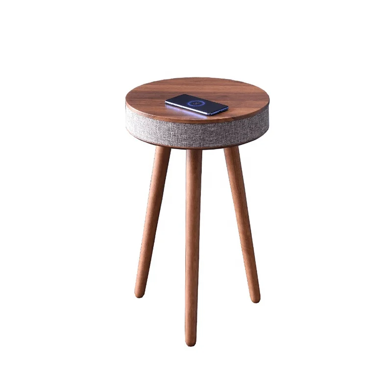 

Coffee Table Speaker rechargeable blue tooth speaker, Walnut,log