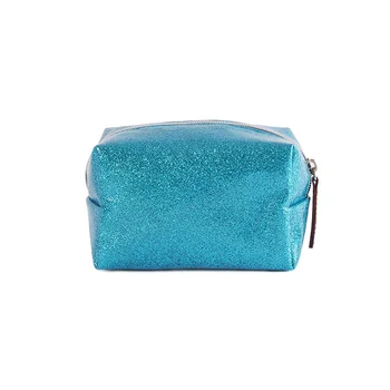 blue glitter bag