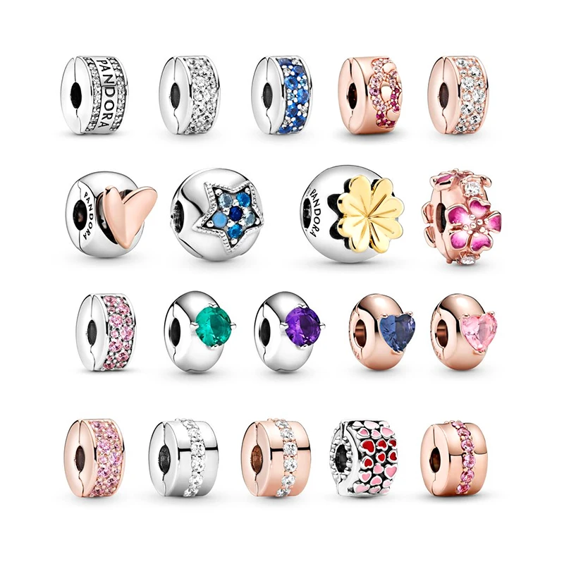 

Beads For Bracelets And Necklaces Sterling Silver Four Leaf For Pandora Women Bead Bracelets Love Heart Gold Beads Bracelets, Silver,rose gold