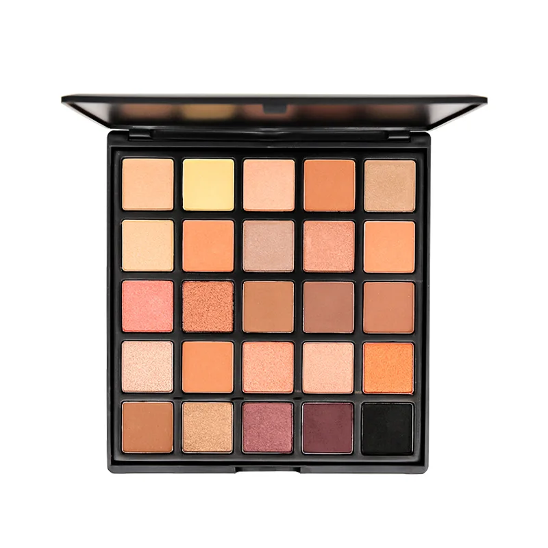 

25 color bead matte eye shadow color makeup plate, Muliti-color