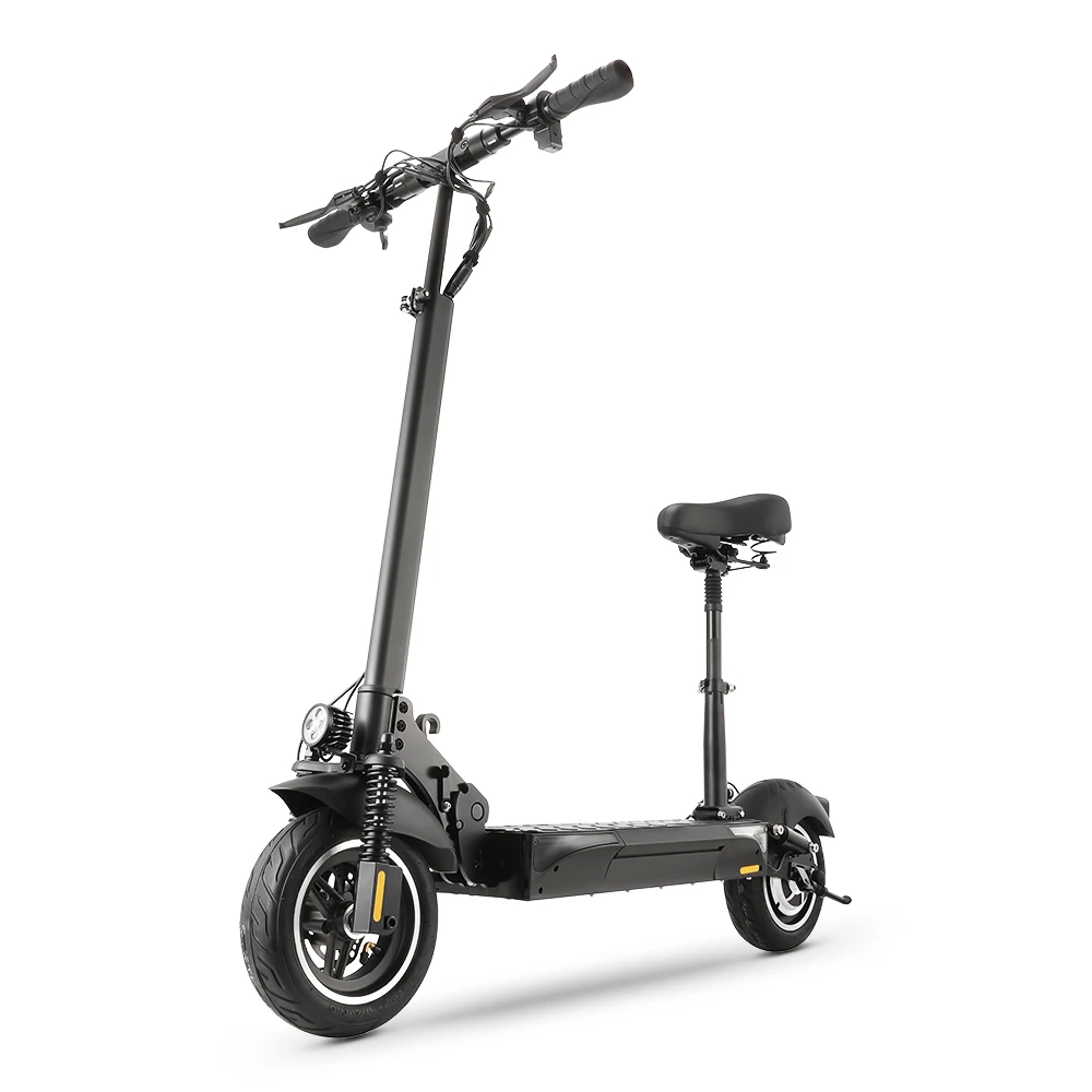 

iSooter T4 10inch Two wheels Folding Kick Scooter for Adults Crosser t4 Scooter Height Adjustable Aluminum Alloy Disc Brake