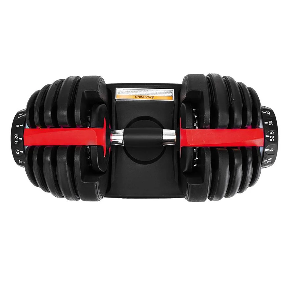 

24kg Custom Logo Oem China 552 Equipment Exercise Power Iron Set Fitness Free Weight 52.5lb 24 Kg Automatic Adjustable Dumbbell, Black/red/yellow/blue