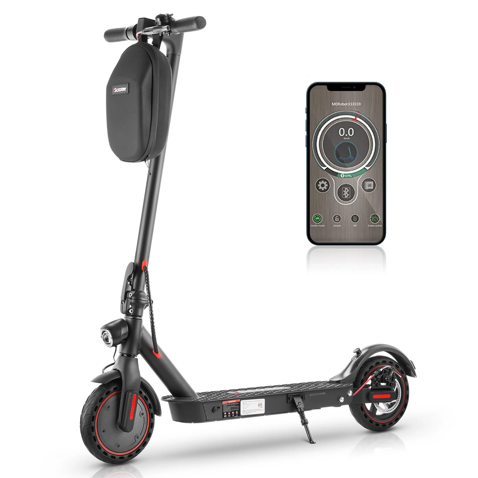 

DDP free shipping 10 inch 500w 35 km EU warehouse electric scooter with app skate scooter electric for adult