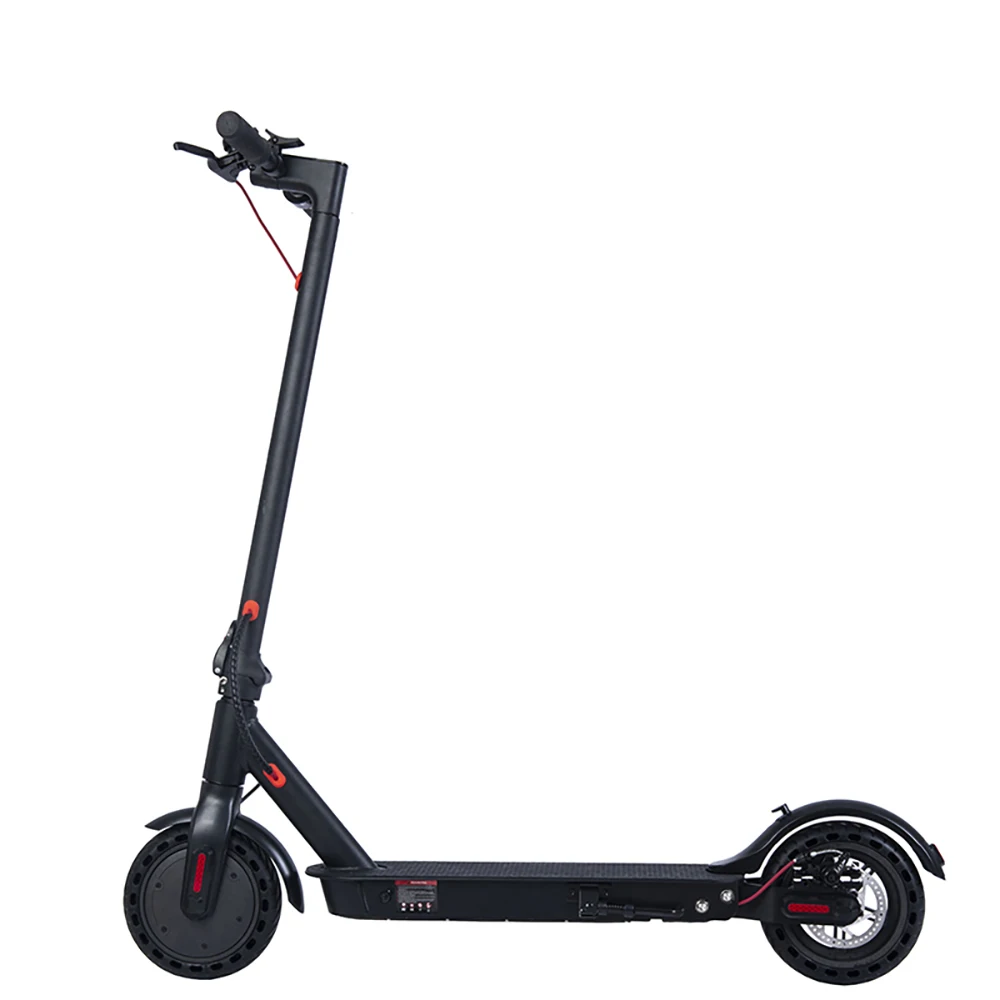 

Europe warehouse UK warehouse for drop shipping of adult folding 2 wheel electric scooters E bike carro electrico, Black