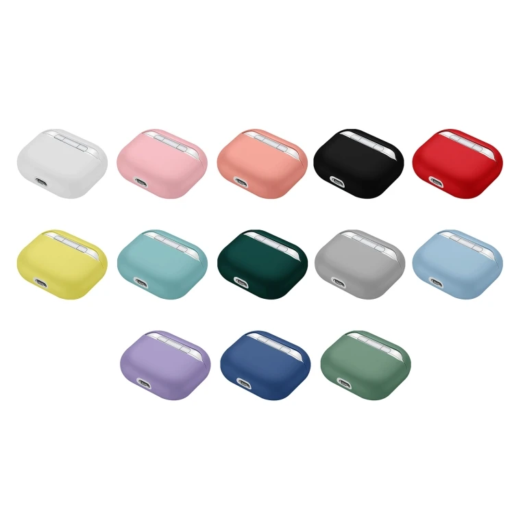 

Cheap Solid Color Silicone Earphone Protective Case for AirPods 3