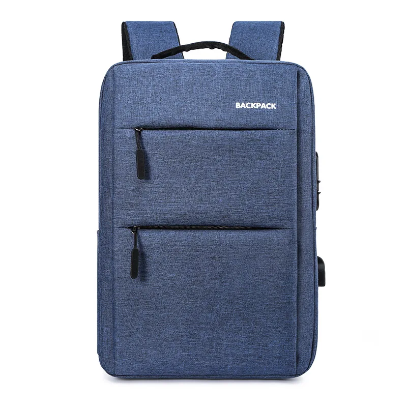 

wholesale Simple business travel shoulders breathable back bag stylish man good quality laptop backpack, Many colors
