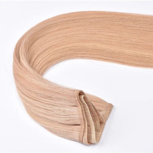 

Seamless Weave Human Hair Flat Weft Remy Human Hair Extensions Pu Flat Weft