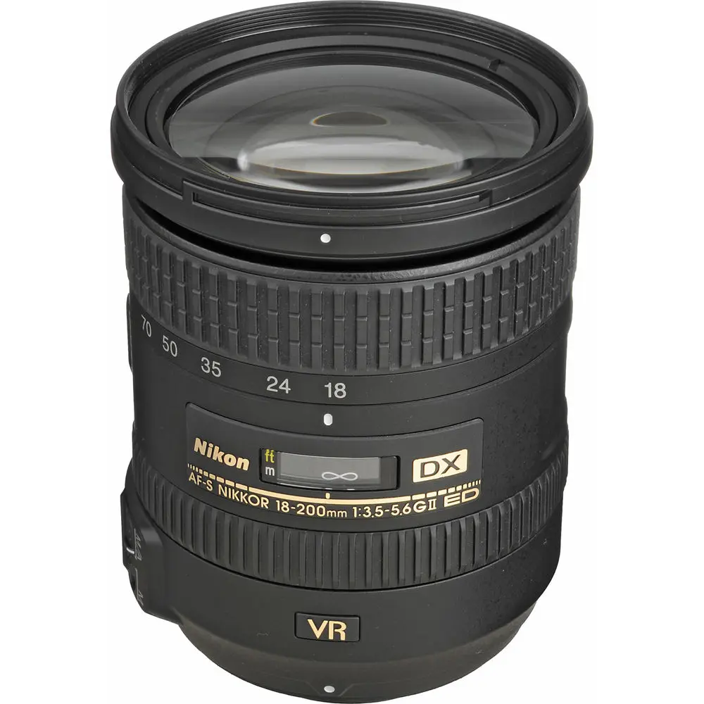 

NIKON AF-S 18-200MM F3.5-5.6G ED VR II DX Lens for Nikon Cameras, Black