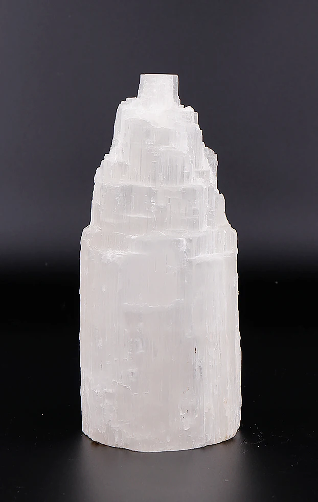 natural selenite towers are symbolic of strength and achievement