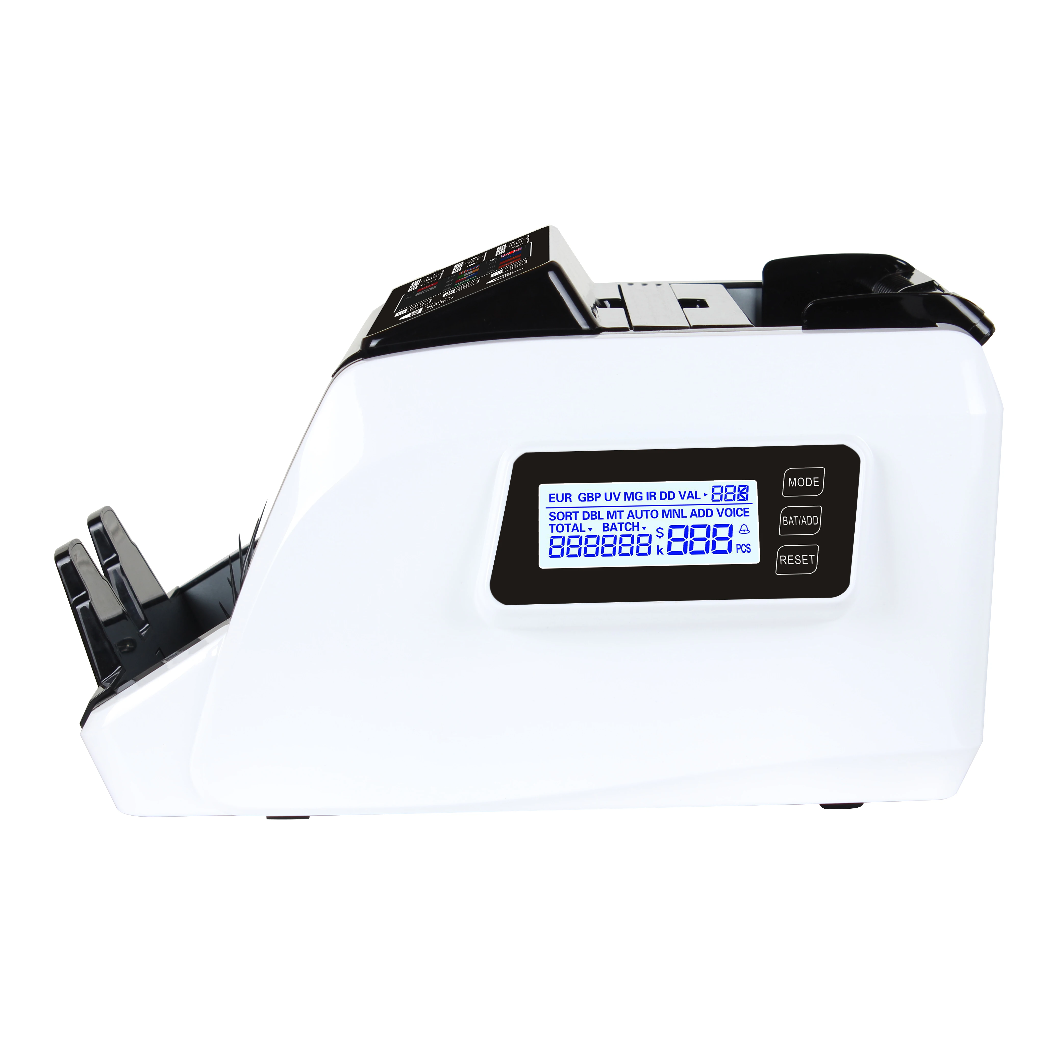 Al910 Banknote Serial Number Scanner With Printing Function 2 Cis