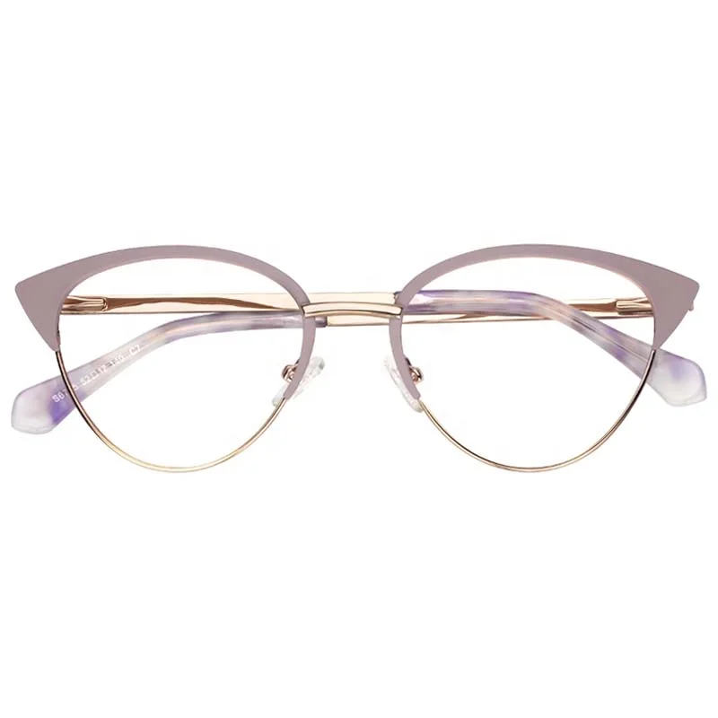 

New Design Cat Eye Eyeglasses Frames Optical Glasses Spectacle Frames For Ladies, 3 colors