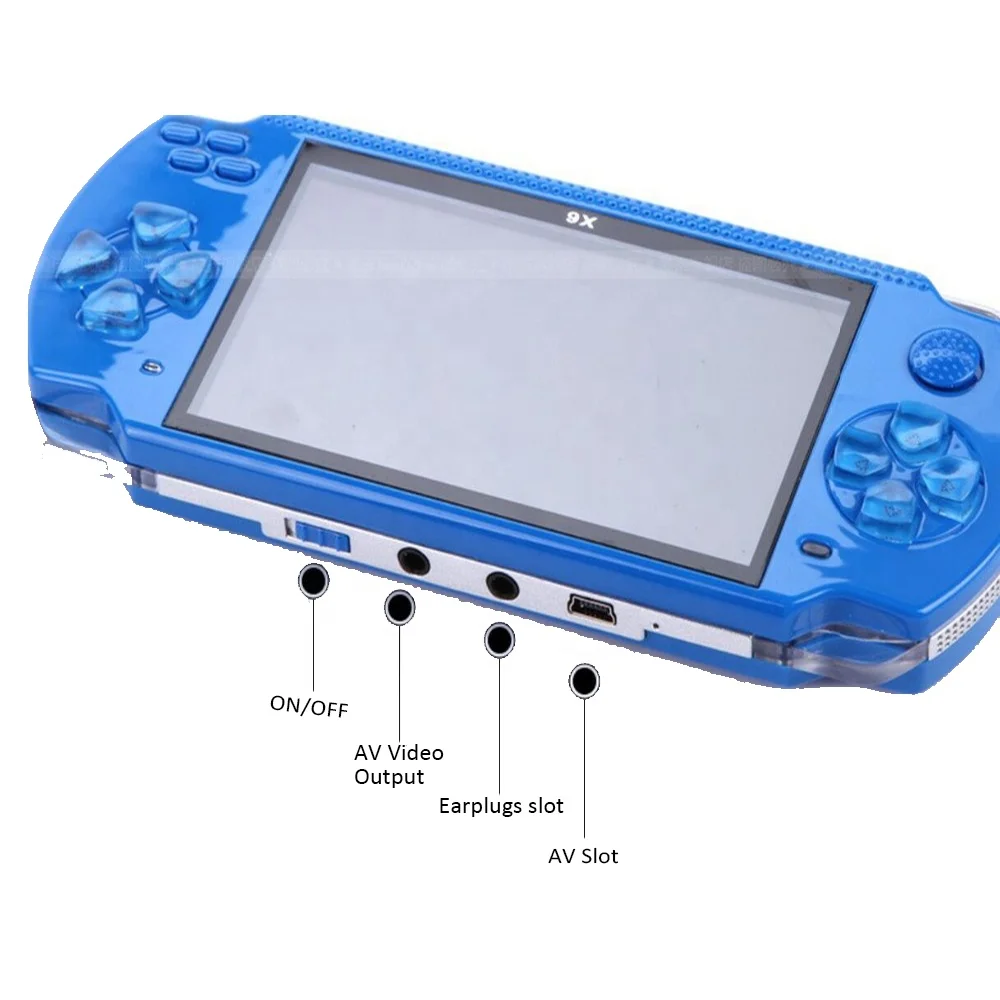 

Hot Video X6 Game Console For Gamapad Handheld Retro Game Console 4.3 inch Mp4 Games Players Support Camera Gaming Consoles