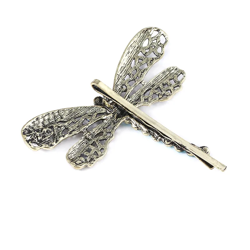 Horror Movie Coraline Dragonfly Hair Clips Crystal For Women Girls