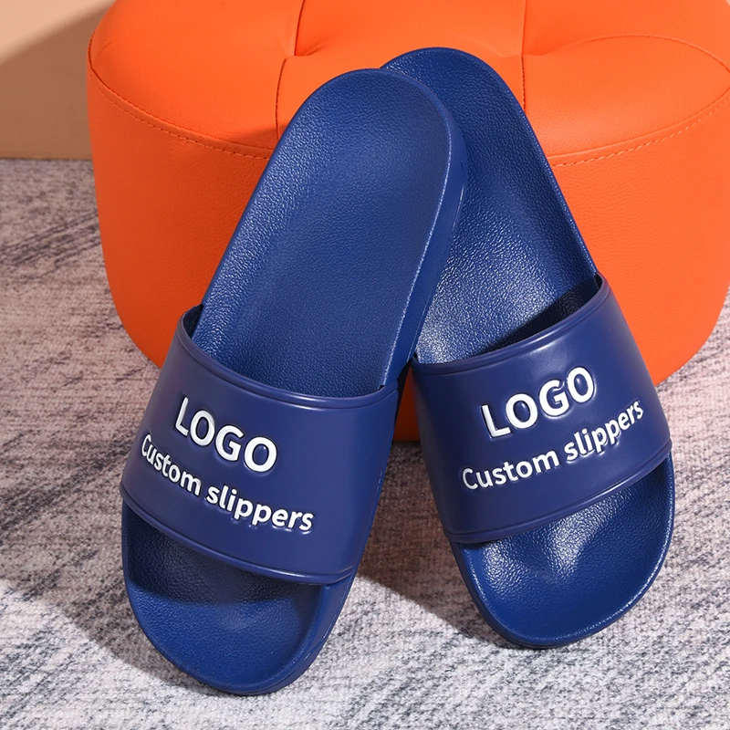 

Breathable And Anti-Skid Printed Logo Pattern Customization Custom Made Indoor Slippers Design Slides Customized Warm Winter, 8 colors, customized according to customers