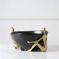 

Wholesale Small Creative Black Dining Table Centerpiece Decorative Fruit Bowl