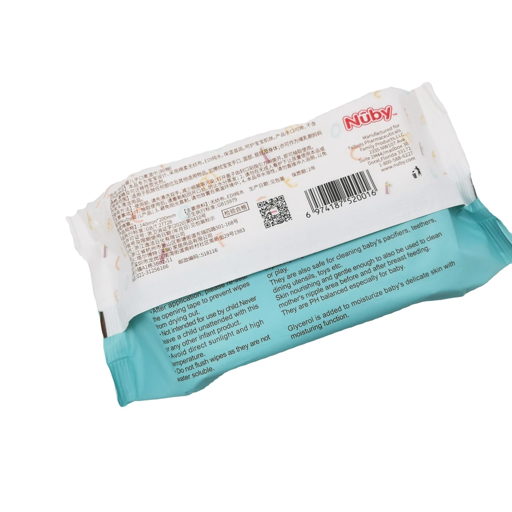 

2021New product clean organic skin care refreshing sensitive water baby wipes