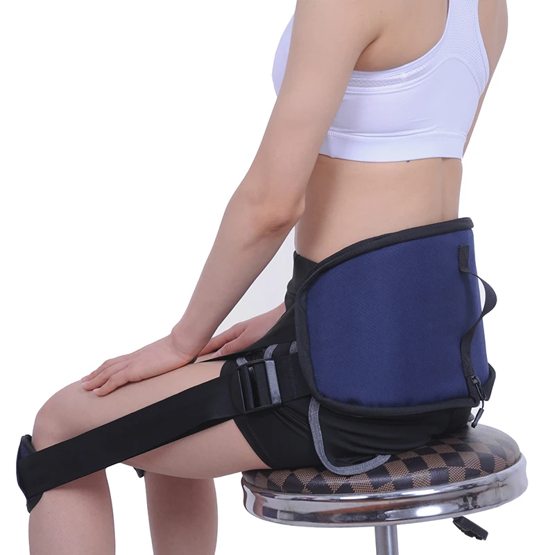 

Sitting Back Support Lumbar Pain Relief Correct Sitting Posture Back Support Belt, Blue