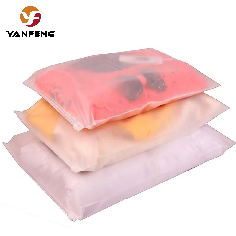 
Custom Matte Pe Ziplock bag Print Poly Zip Lock Frosted Plastic Packaging Bag For Clothes 