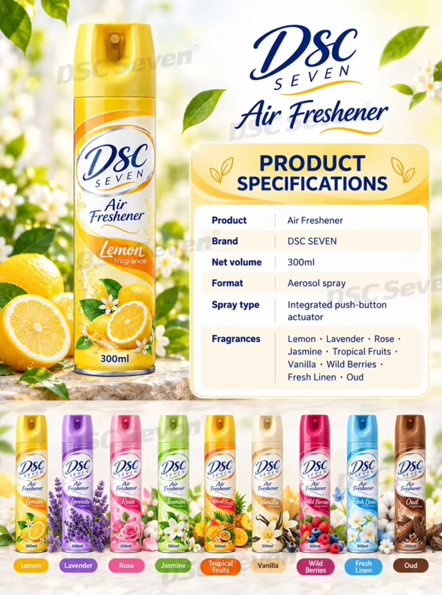 Spray Air Freshener Car Home Office Lilac Scent Room Air Freshener Assorted Scents Home Fragrance