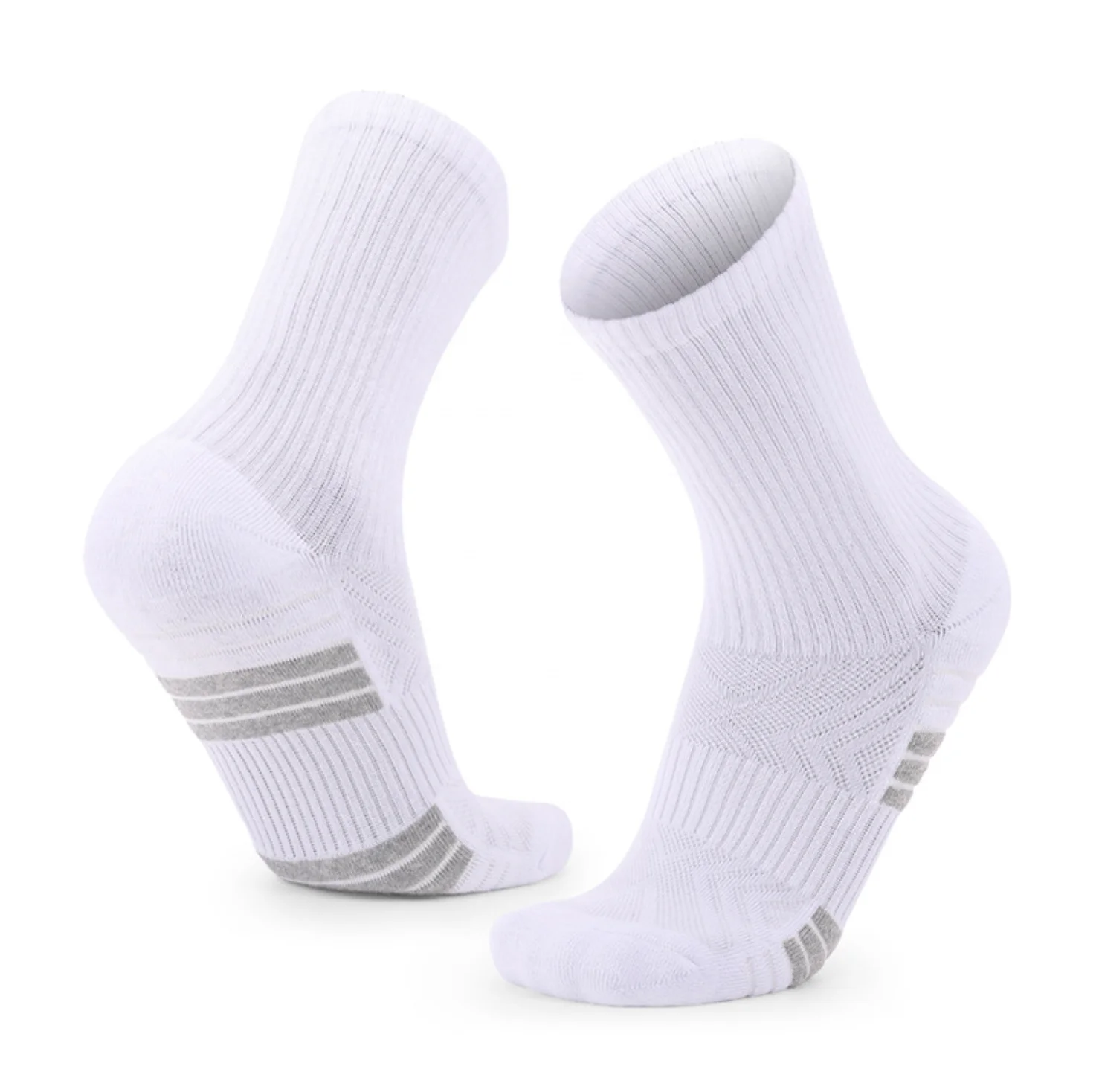 Custom Logo Black Cushioned Crew Terry Designer Men Athletic Blank Basketball Cycling Elite Sport Socks
