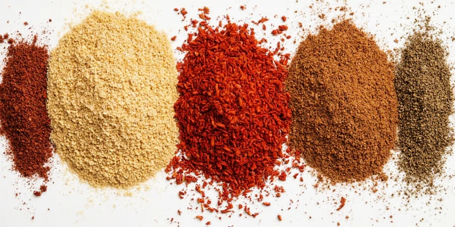 Bottles of custom spice blends