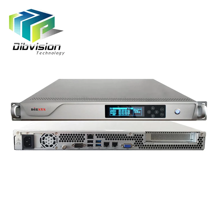 

High density Carrier-grade 1080p 4K HEVC ip video transcoder for IPTV system