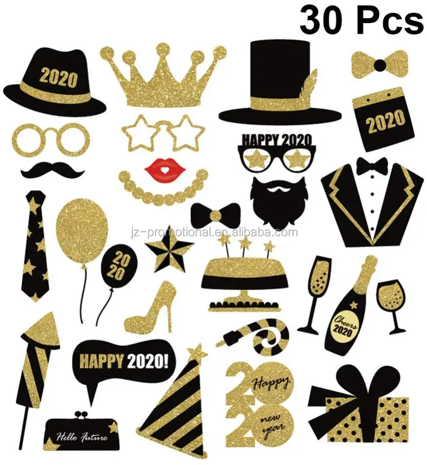 new years eve photo booth props