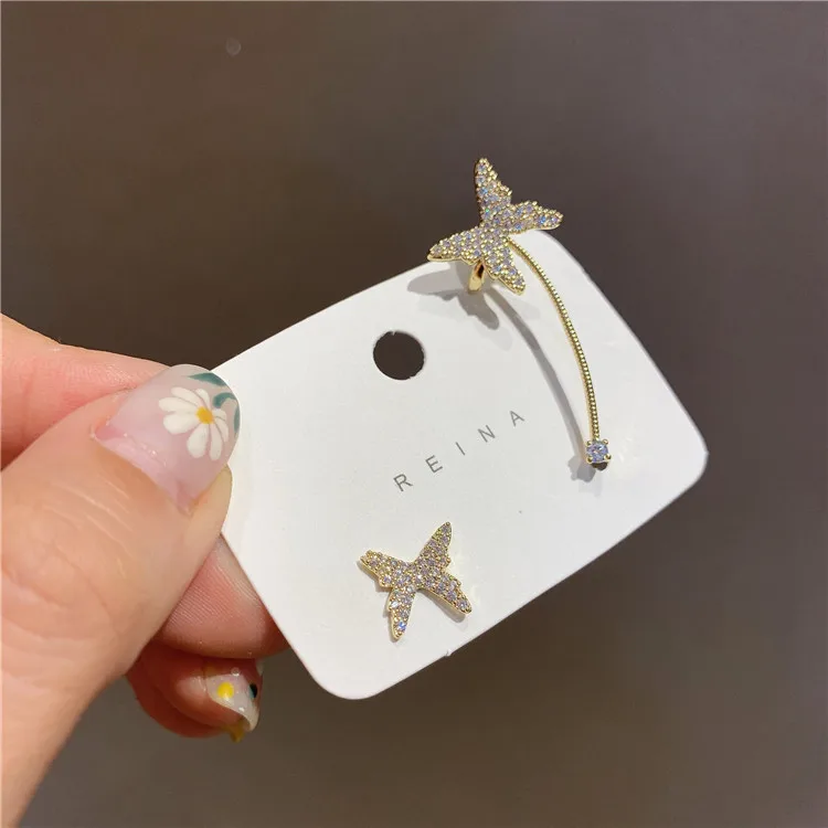 

fashion jewelry trendy stud butterfly earrings women