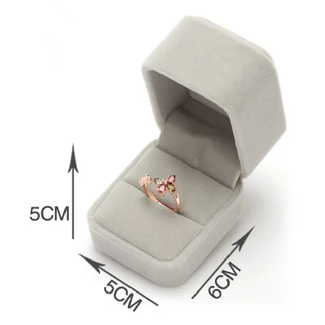 Factory Wholesale Velvet Jewelry Box for Ring/Bracelet/Necklace Packing