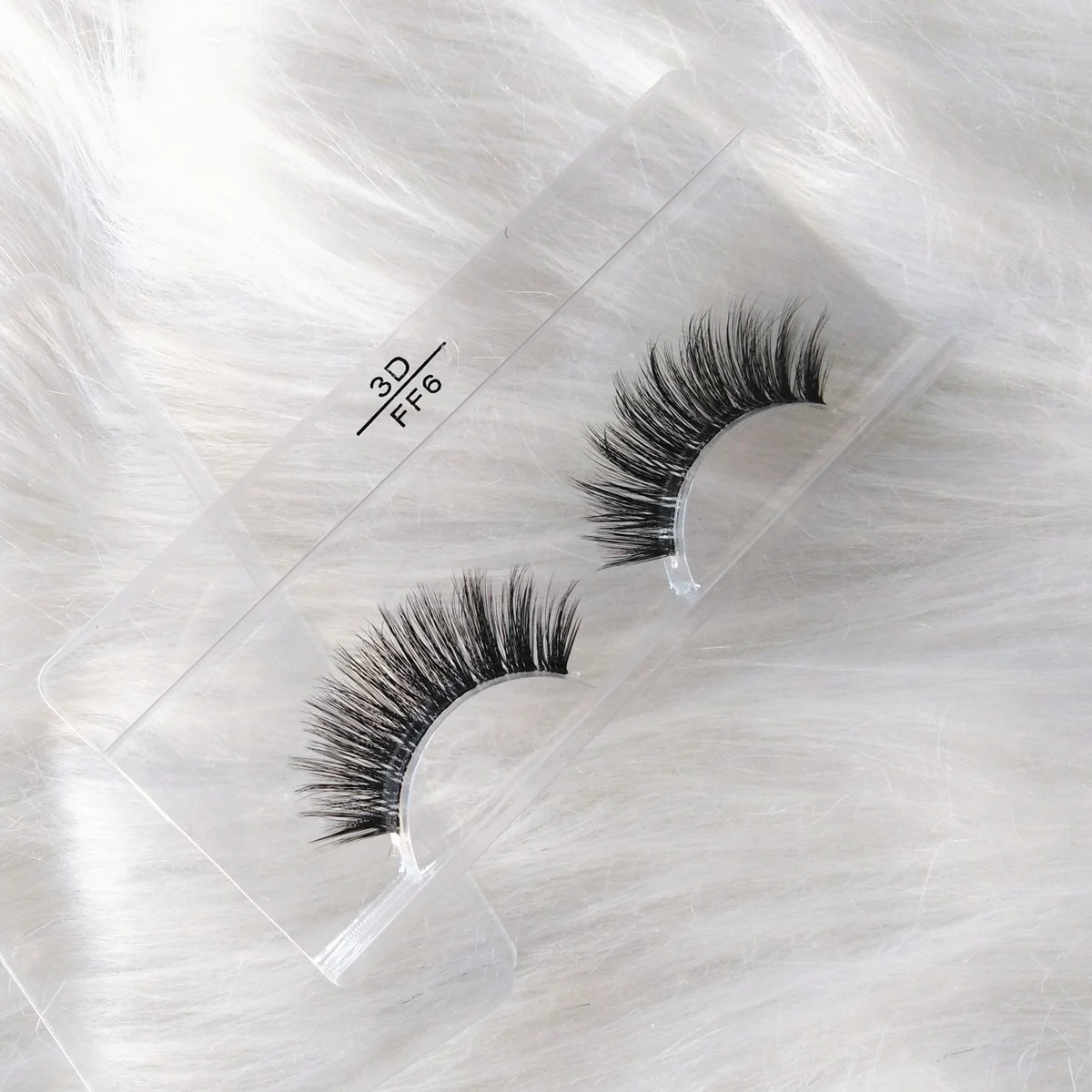 

Thinly Clear band Lashes Real Strip Eyelashes Handmade Silk Extensions Practice Mink Lashes