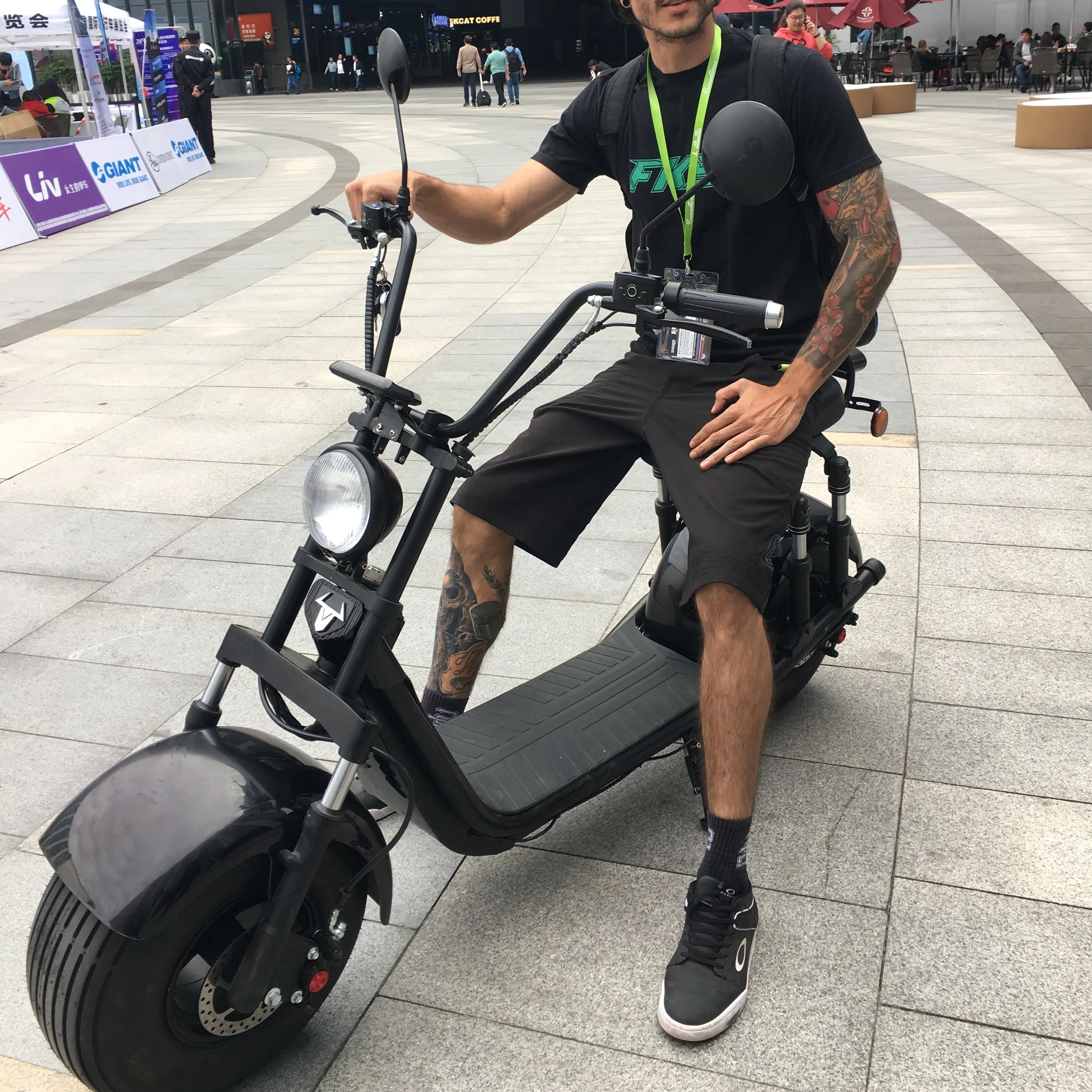 

2000w Electric Scooter Double 20ah Battery Electric Motorcycle Citycoco, Black/purple/gold/customized color