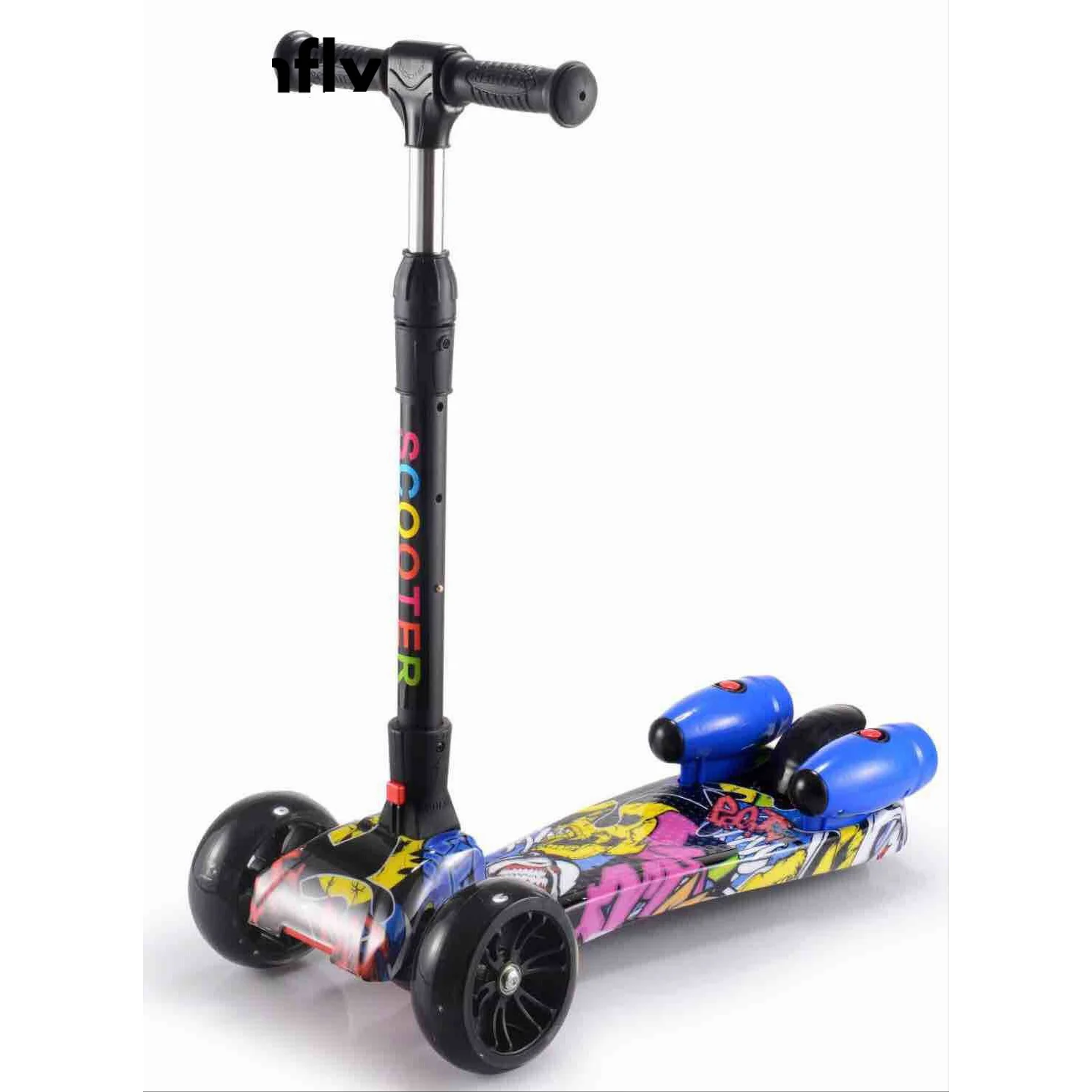 

new model electric scooters for 2-6 years kids scooters with air injection
