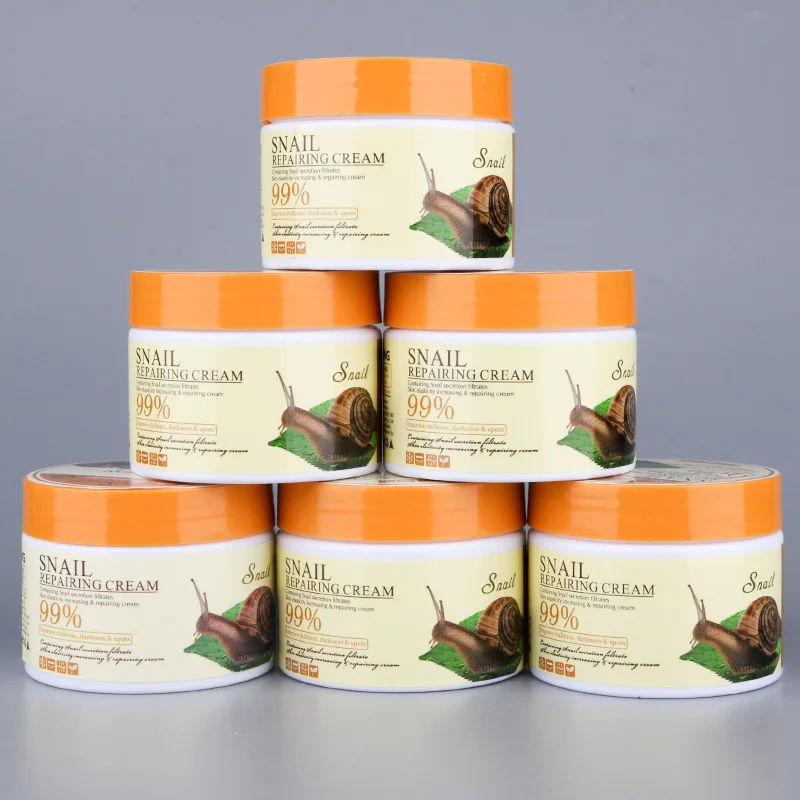 

beauty face cream anti aging skin repair snail moisturize cream