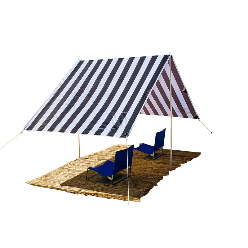 

Customized 190T polyester waterproof UV protection beach shade tent for sun shelter, Blue/yellow/red