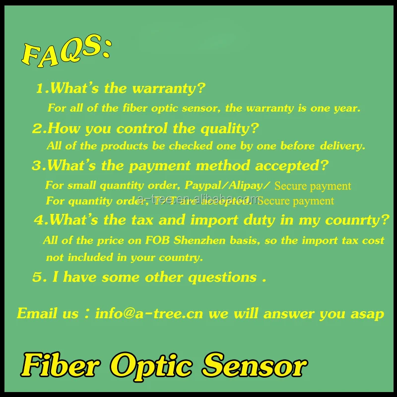 FAQ fiber optic sensor