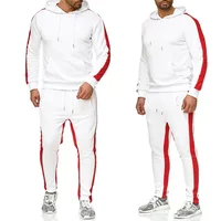 

Solid color custom logo men sweatsuit sets Wholesale jogging suits mens tracksuits for men