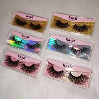 

Low Moq 1 Pair With Your Private Label Eyelashes Cheap Price Eyelash Packaging Box New Style Mink Lashes